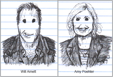 Amy Poehler and Will Arnett
