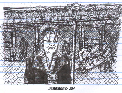 Sarah Palin interviews at Guantanamo Bay
