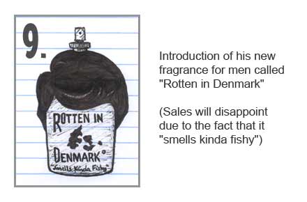Rod Blagojevich has a new fragrance for men called Rotten in Denmark