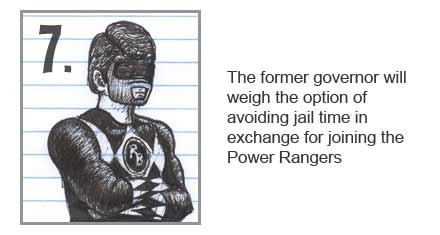 Rod Blagojevich becomes a Power Ranger to avoid jail time