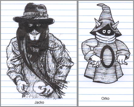 Michael Jackson and Orko
