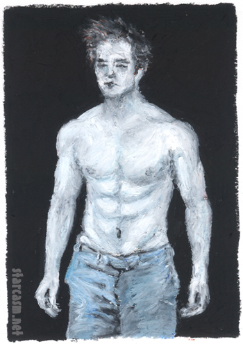 robert pattinson twilight shirtless. Robert Pattinson shirtless