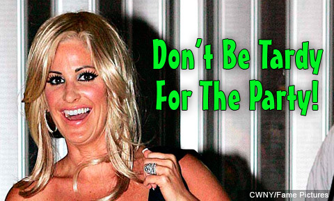 Kim Zolciak Tardy for the Party Here's the final version of the infamous 