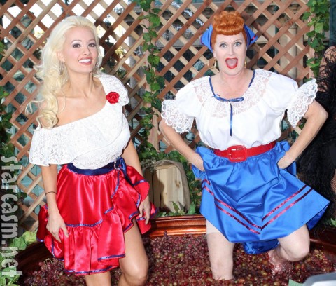 Holly Madison and Lucille Ball Joining Holly in the Make A Squish 
