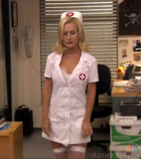angela in the last episode was lookin pretty good in that nurse costume.