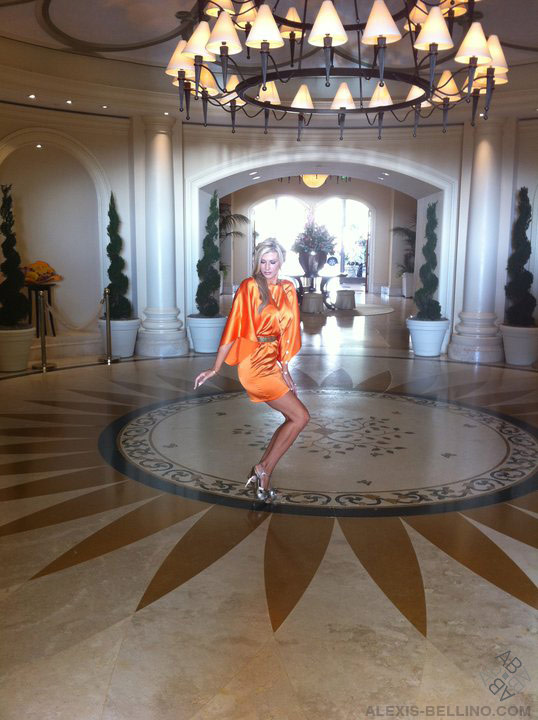 Alexis Bellino shows her Orange County team spirit in this preview photo of 