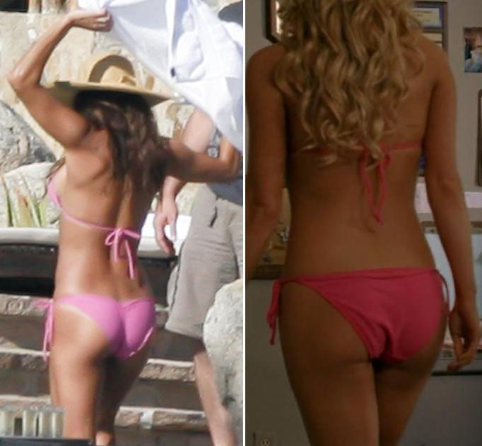 Hot Jessica Simpson Pink Bikini