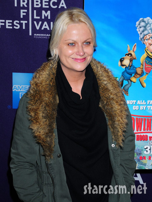 Amy Poehler at the Hoodwinked Too premiere during The Tribeca Film Festival