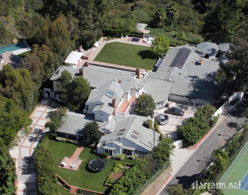 10 aerial views of celebrity mansions in L.A. and Malibu