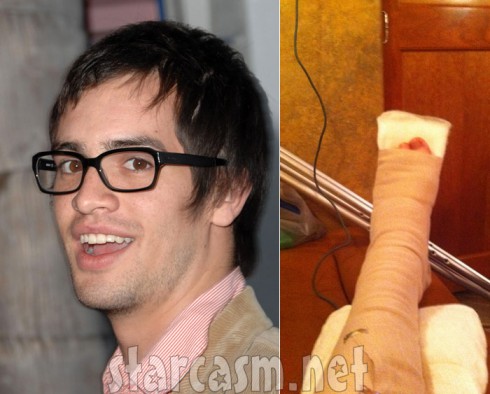Panic! at the Disco singer Brendon Urie breaks ankle