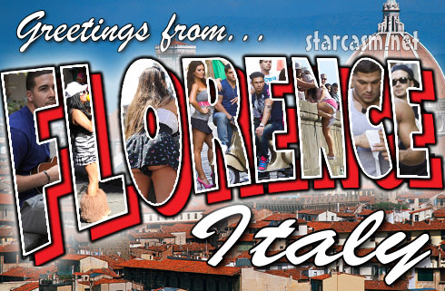Jersey Shore Florence Italy postcard Season 4 As residents of Florence 