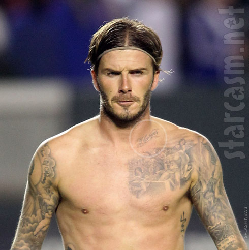 Beckham 2011 on David Beckham   S Harper Tattoo Photos  Plus David Poses With Newborn