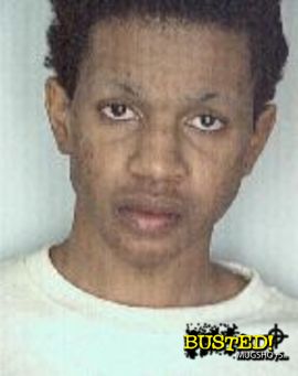 Oneal Morris mug shot photo from grand theft motor vehicle arrest in 2001