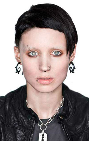 Rooney Mara as Lisbeth Salander in The Girl With The Dragon Tattoo