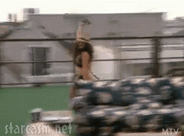 Jersey Shore animated gif Deena Cortese drunk and falling
