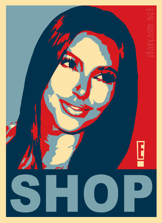 Obama hope inspired political poster for Kim Kardashian