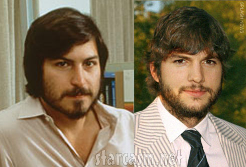 Steve Jobs Ashton Kutcher side