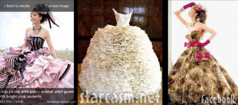 Mellie Stanley's wedding dress design ideas