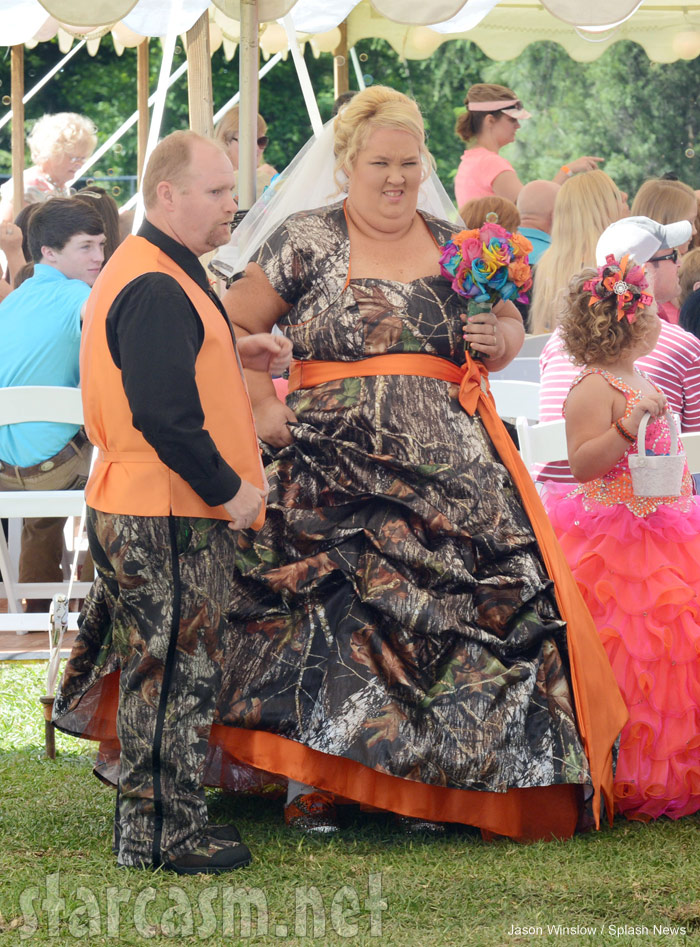 Honey Boo Boo s Mama June s Camo Wedding Dress Commitment Ceremony