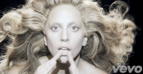 Lady Gaga Applause music video animated gif 6