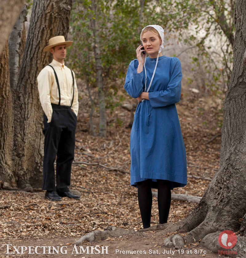 VIDEO PHOTOS Lifetime Movie Expecting Amish Starring AL Michalka And ...