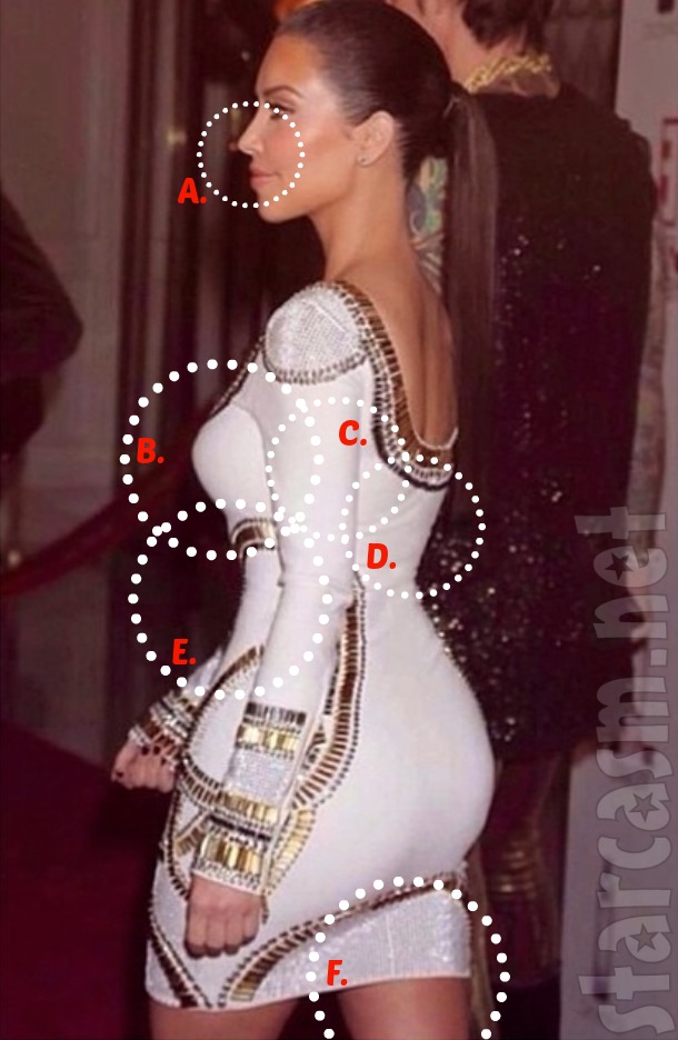 ... no denying Kim Kardashianâ€™s throwback Instagram is Photoshopped