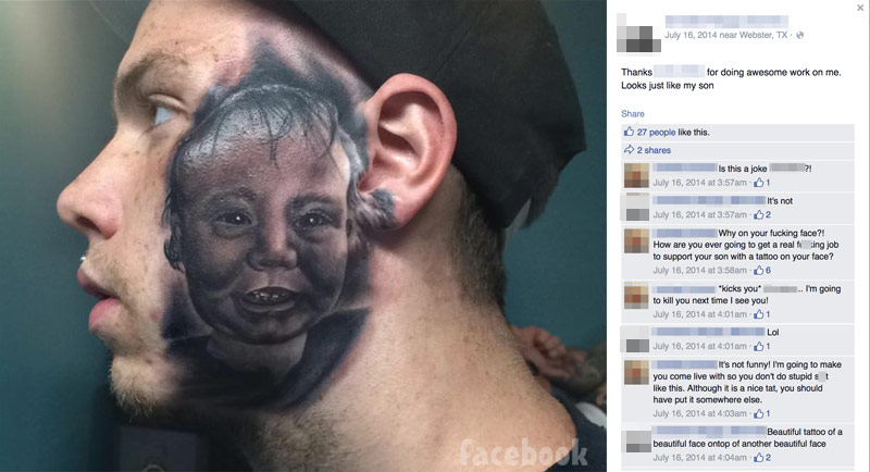 [Image: Man_tattoos_infant_sons_face_on_his_face.jpg]