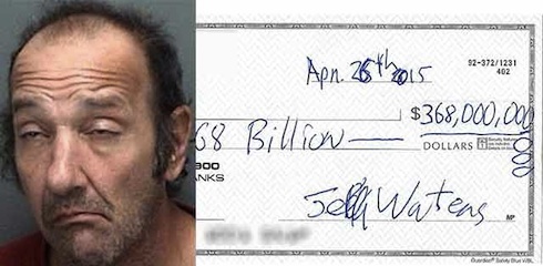 billion check 368 cash dollar florida mug dollars moron waters attempts million jeff shot arrested bank restaurant funny mayweather money