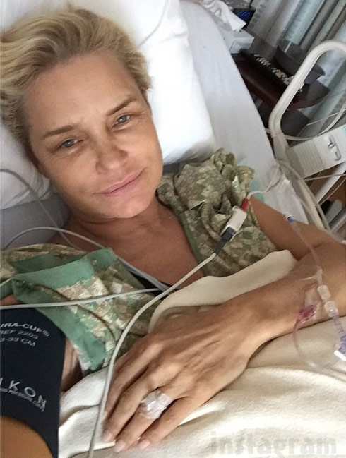 Photo Yolanda Foster Removes Leaky Silicone Breast Implant Likely Made Lyme Disease Worse