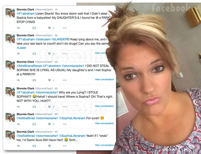 Stormie Clark responds to Farrah Abraham's claims she 'stole' Sophia