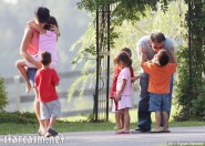 Jon Gosselin Kate Gosselin and children reunite for the first time after their argument