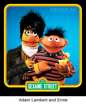 Adam Lambert and Ernie