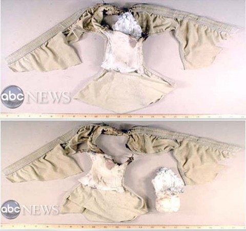 Umar Farouk Abdulmutallab, terror suspect's underwear
