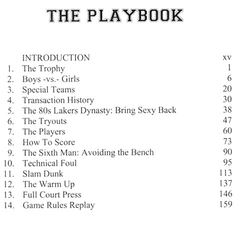 Kenya Moore's Game, Get Some! What Women Really Want contents page