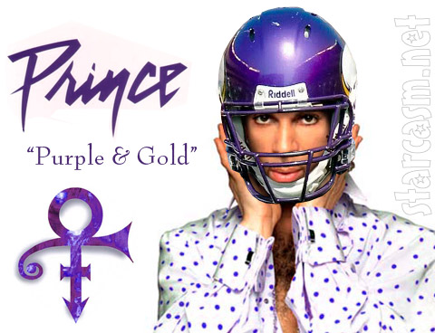 AUDIO Listen to Prince&#39;s &quot;Purple and Gold&quot; for the Minnesota Vikings with  lyrics * starcasm.net