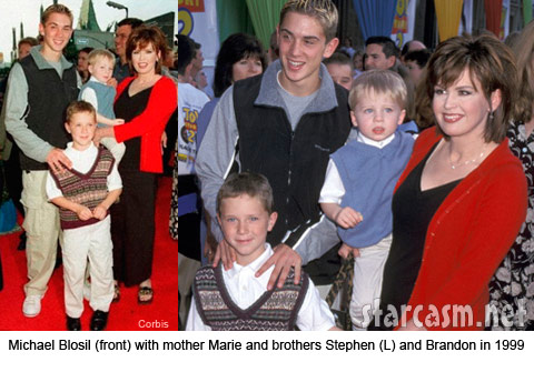 Marie Osmond's son Michael Blosil in 1999
