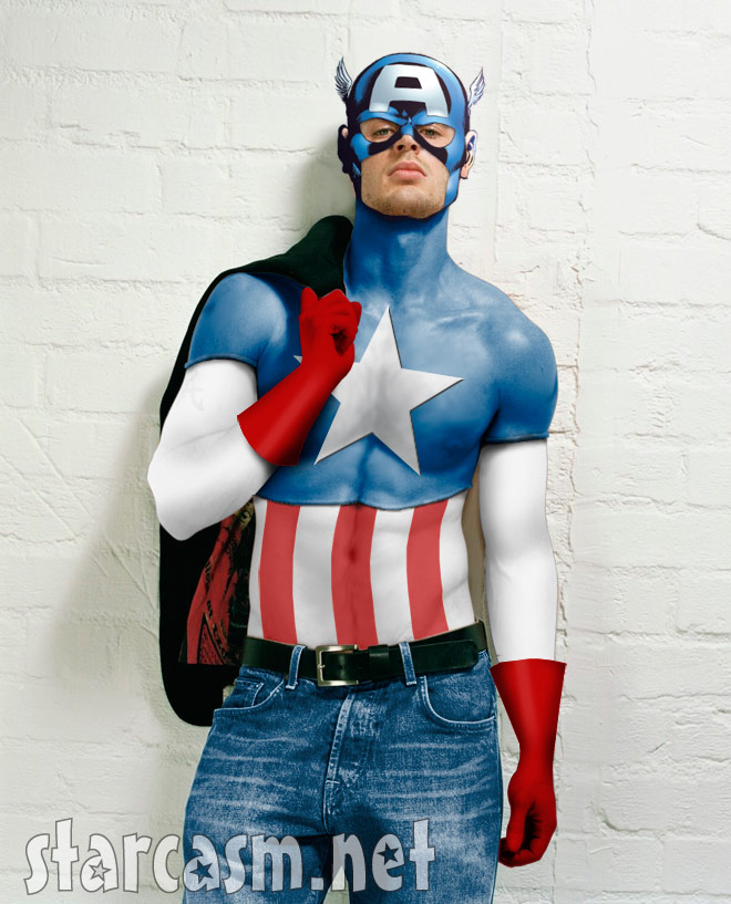 Chris Evans as Captain America