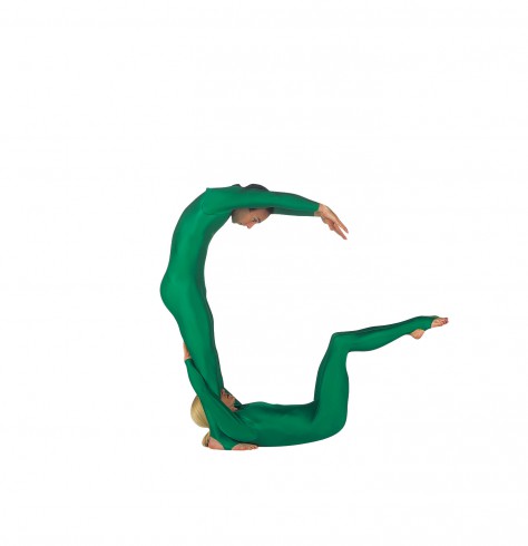 Human Alphabet Letter G