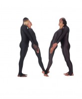 Human Alphabet Letter M