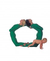 Human Alphabet Letter Q