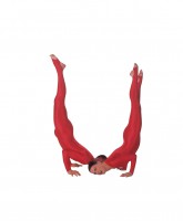 Human Alphabet Letter U
