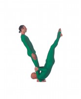 Human Alphabet Letter V