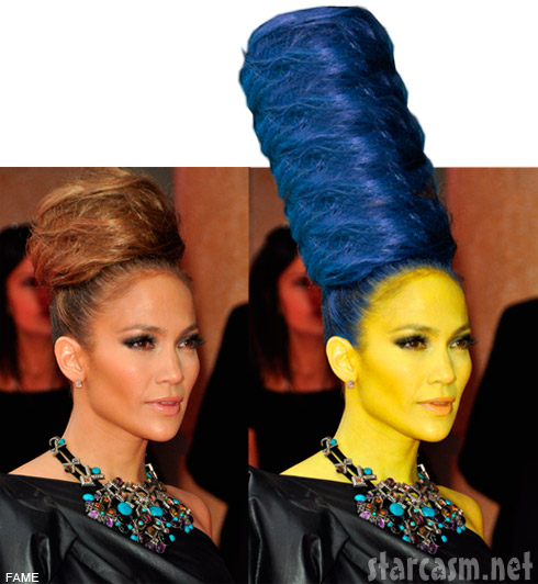 Jennifer Lopez as Marge Simpson