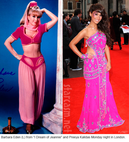 Preeya Kalidas looked like I Dream of Jeannie at the It's A Wonderful Afterlife Premiere