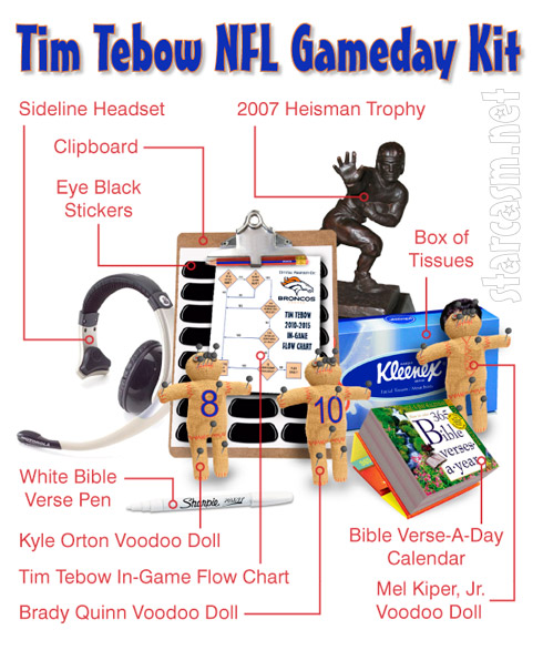 Tim Tebow NFL Gameday Kit