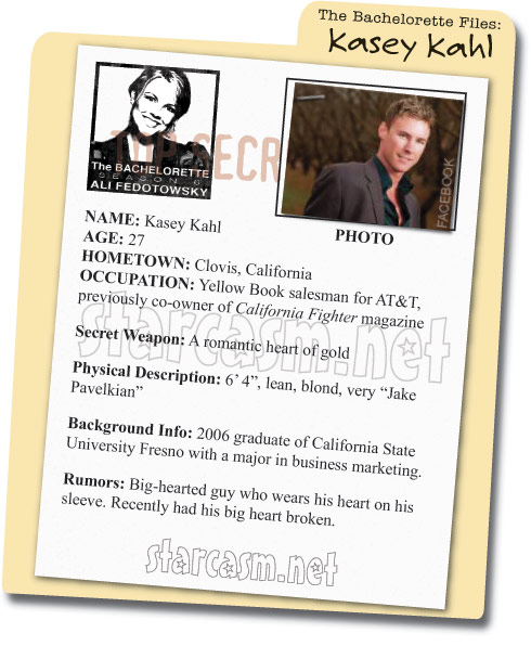 The Bachelorette Files: Kasey Kahl