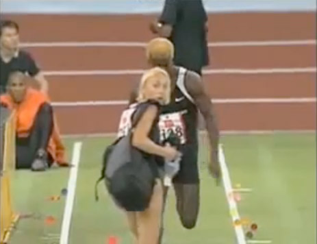 Track and field collision