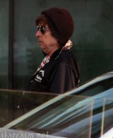 Bob Dylan relaxing in Bratislava, Slovakia