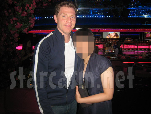 Bobby Flay was reportedly with January Jones at the Peppermill Lounge in Vegas