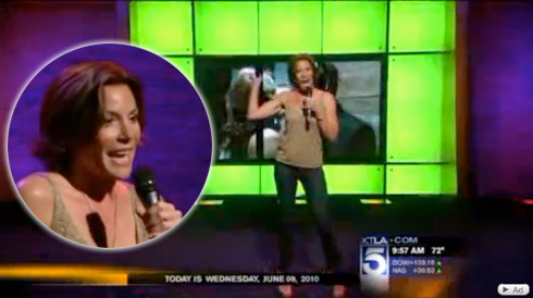 Countess LuAnn de Lesseps on KTLA in the morning
